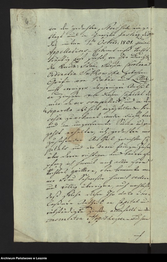 Obraz 8 z jednostki "[Acta generalia des Patrimonialgerichts der hiesigen katholischen Kirchen-Jurisdiction die actus voluntariae iurisdictionis betreffend]"