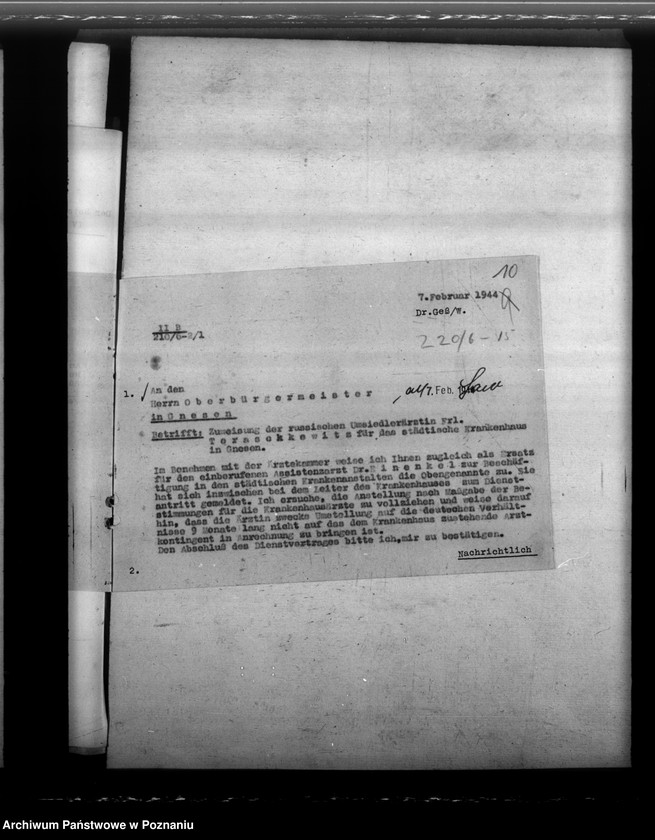 Obraz 14 z jednostki "Notdienstverpflichtung der Ärzte"