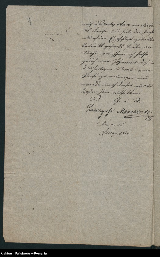 Obraz 13 z jednostki "A. betr. Zacharias von Marczewski"