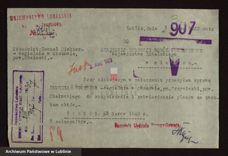 image.from.unit.number "[Projekt cegielni S. Dichtera w Okszowie, pow. chełmski]"