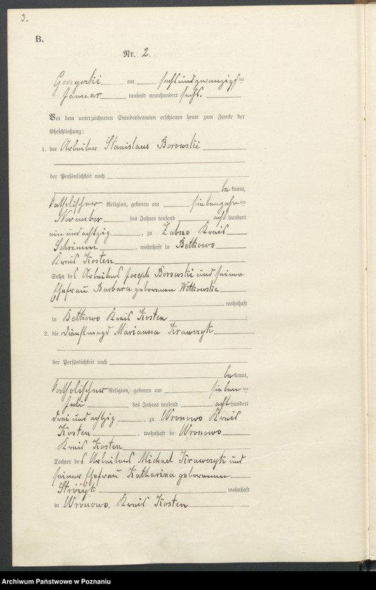 Obraz 5 z jednostki "Heiraths-Haupt-Register"