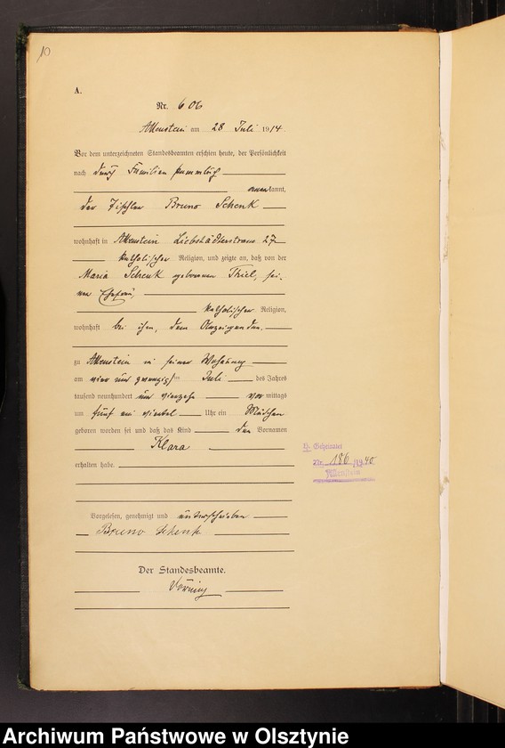 image.from.unit.number "Geburts-Haupt-Register Nr 598-1014"