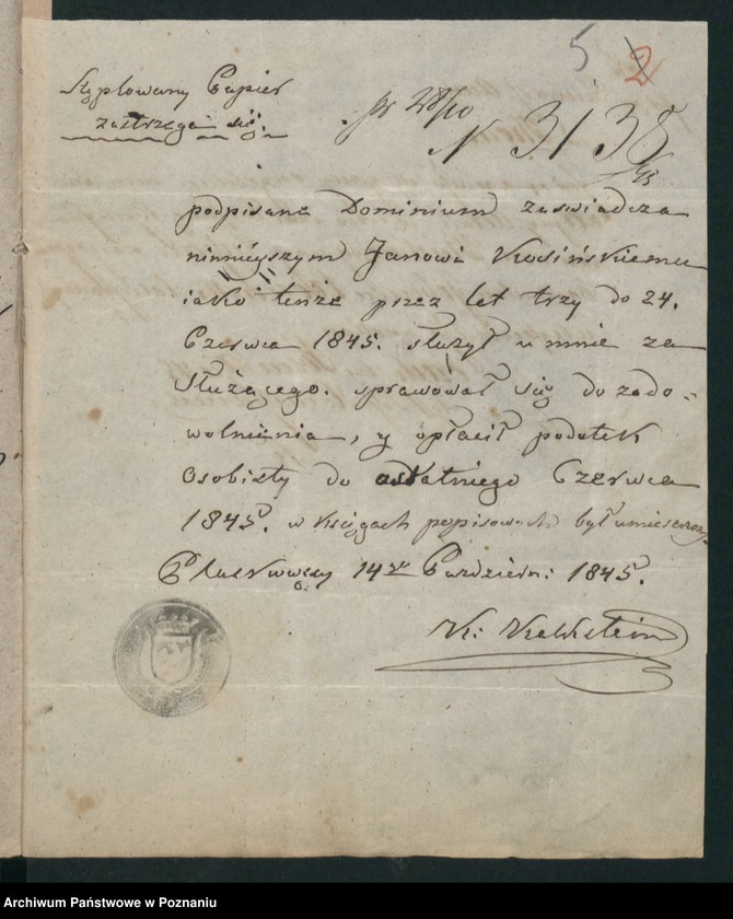 Obraz 8 z jednostki "A. betr. Johann Kosinski alias Grudowicz"