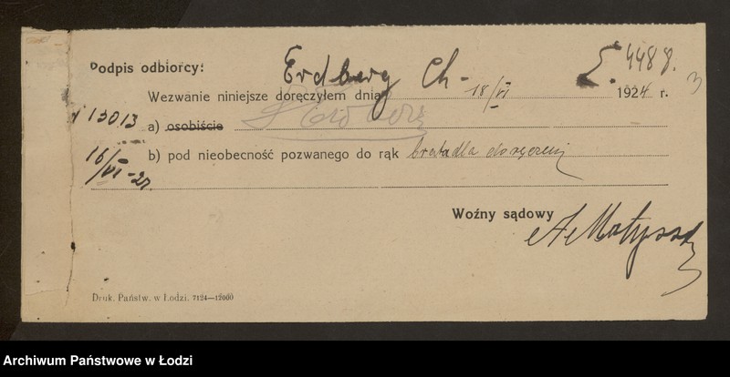 Obraz 5 z jednostki "Chaim Erdberg- sprzedaż węgla i drzewa"