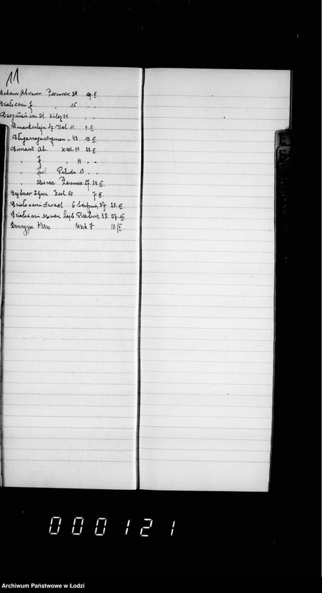 Obraz 13 z jednostki "Skorowidz rekursów w sprawach składek gminy za 1926 r."