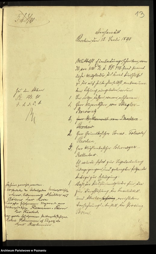 image.from.unit.number "Acta specjalia betreffen Kreis Ausschuss Protokolle"