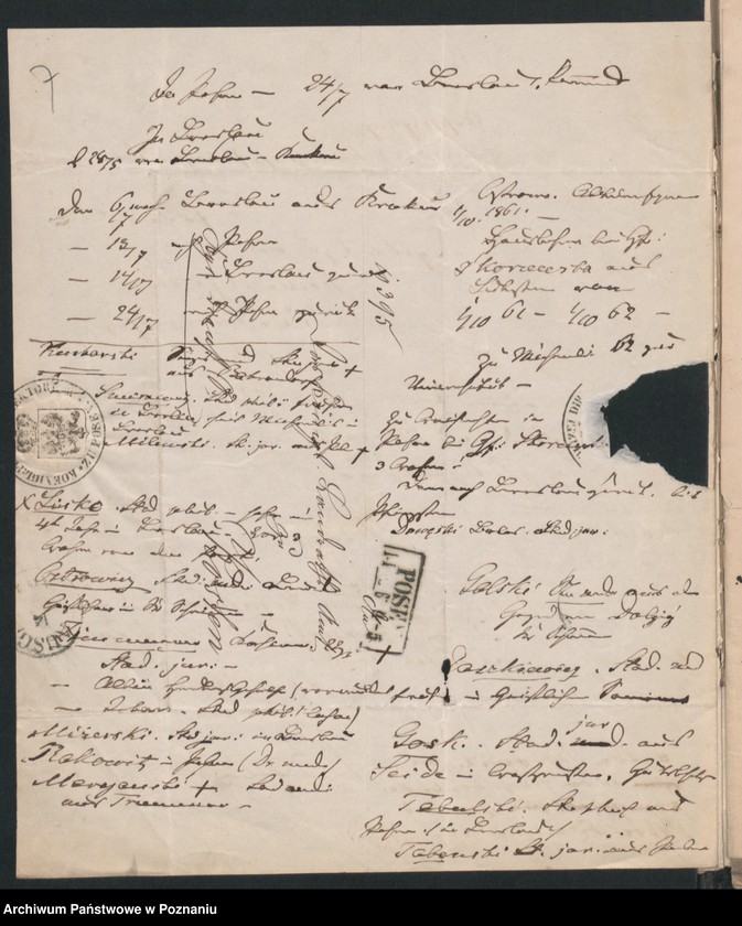 Obraz 10 z jednostki "A. betr. die Studenten Wladislaus und Anton Borowski"