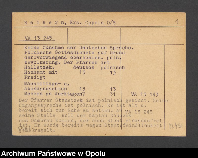 Obraz 3 z jednostki "Reisern, Krs. Oppeln"