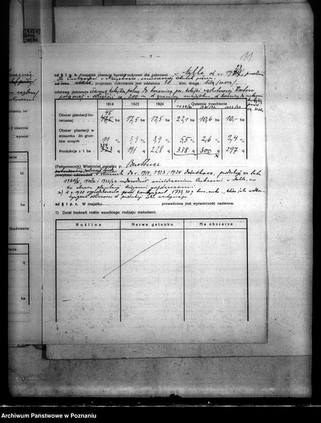 Obraz 15 z jednostki "Majątek Kosztowo powiatu wyrzyskiego /wyłączenie z art. 4 ustawy o wykonaniu reformy rolnej"
