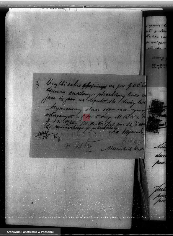 Obraz 7 z jednostki "Zatwierdzenie projektu planu gospodarstwa leśnego dla lasów majątku Janiszew powiat kolski"