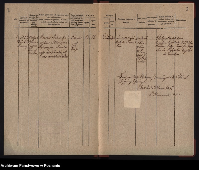 Obraz 4 z jednostki "Duplicat aus dem trauungs- Register"