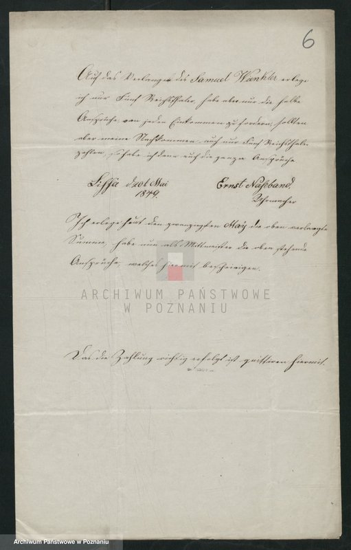 Obraz 7 z jednostki "[Korespondencja cechowa z różnymi władzami i pokwitowania uiszczonych opłat]"