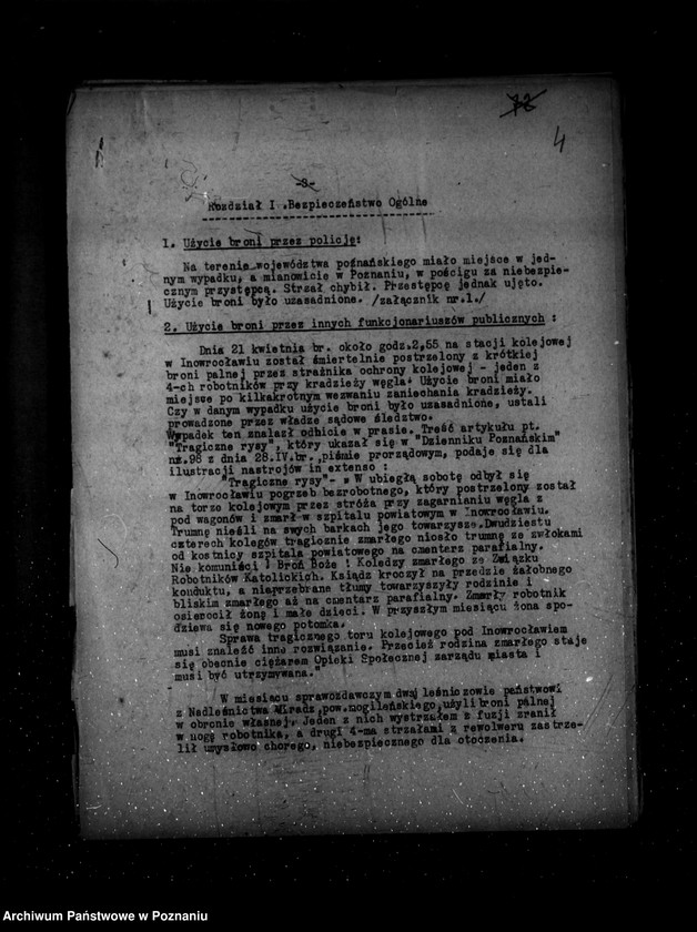 Obraz 8 z jednostki "Sprawozdania okresowe /miesięczne ze stanu bezpieczeństwa/ za miesiące kwiecień, maj, czerwiec 1937 r. /nr 4-6/"