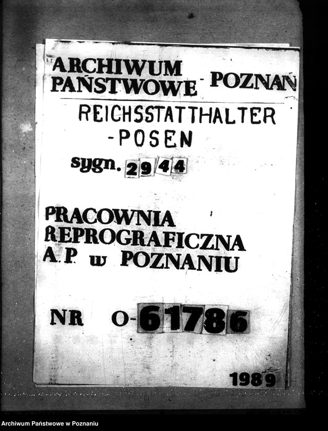 Obraz 1 z jednostki "Schaffung von Mietwohnungen für die Ordnungspolizei und Kriminalpolizei. Allgemein"
