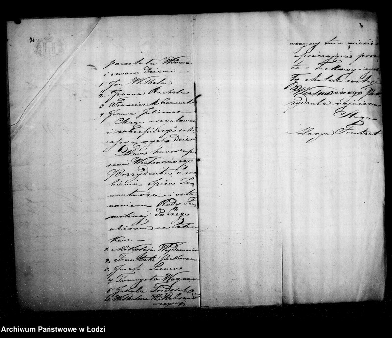 Obraz 6 z jednostki "Akta tyczące się ustanowienia opieki nad nieletnimi po zmarłym Emanuelu Frentzel"