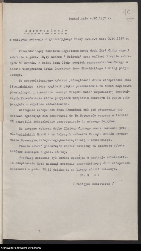 image.from.unit.number "Akta koła H. Cegielski w Poznaniu."