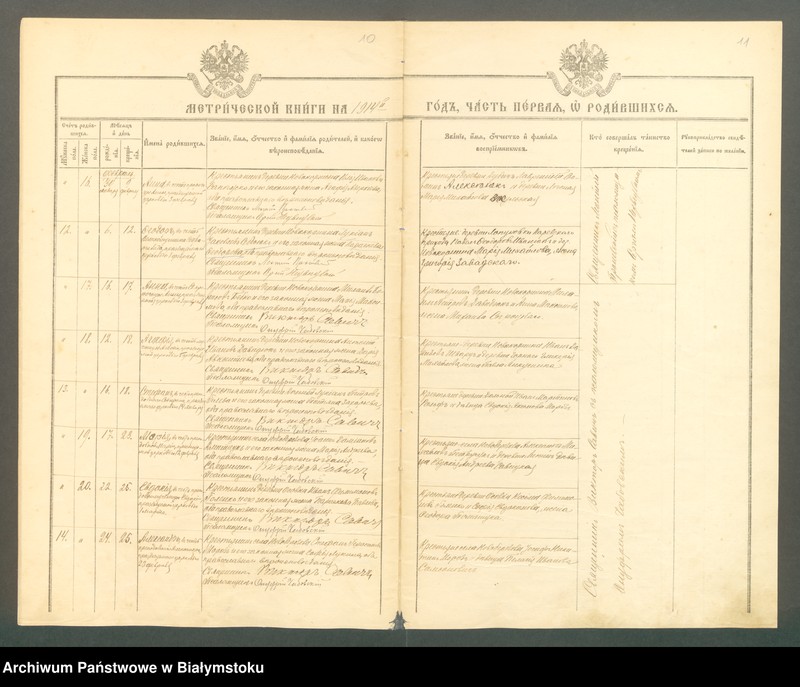 Obraz 8 z jednostki "[Akta urodzeń, małżeństw i zgonów za lata 1914-1915]"