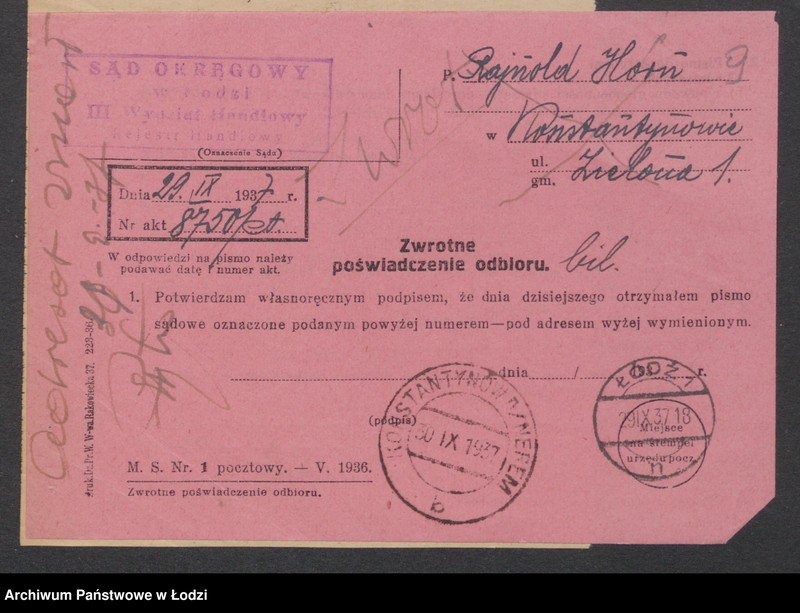 Obraz 11 z jednostki "Rajnhold Horn – sklep rzeźniczy"