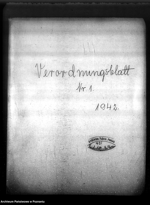 Obraz 4 z jednostki "Verordnungsblatt Nr. 1"