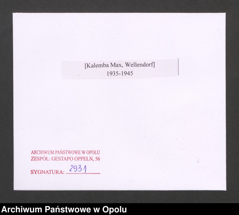 Obraz 2 z jednostki "[Kalemba Max, Wellendorf]"