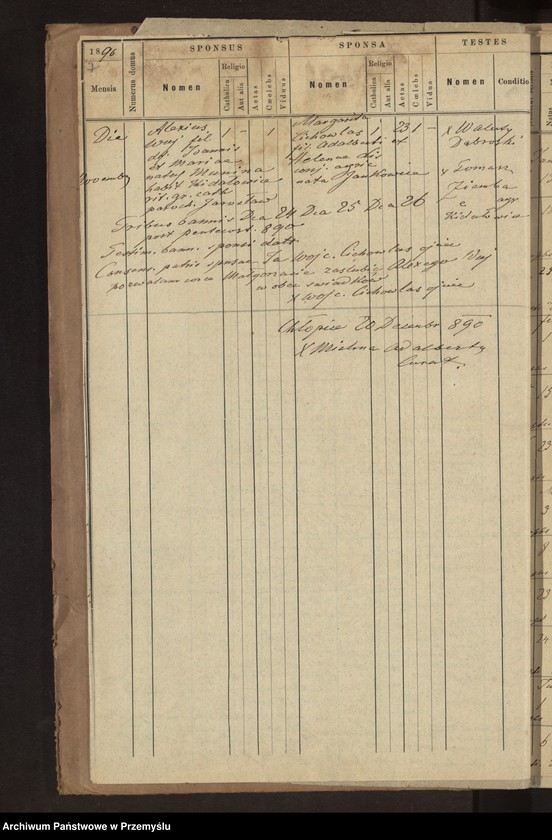 image.from.unit.number "[Wyciągi z ksiąg metrykalnych urodzeń, zapowiedzi, małżeństw i zgonów dla miejscowości Chłopice, Jankowice, Morawsko za lata 1890-1900]"