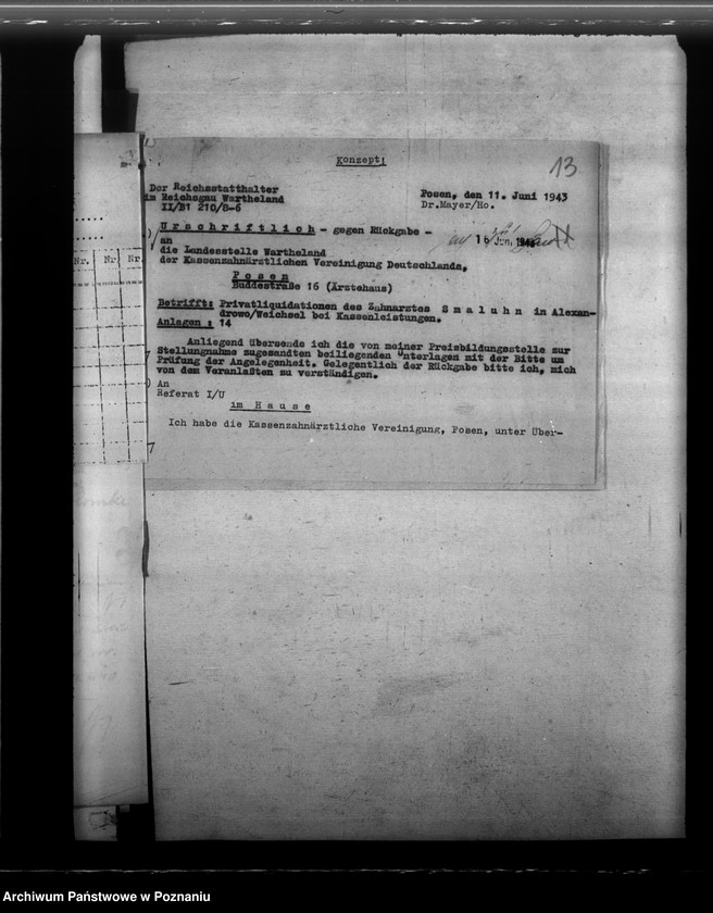 Obraz 17 z jednostki "Notdienstverpflichtung der Zahnärzte"