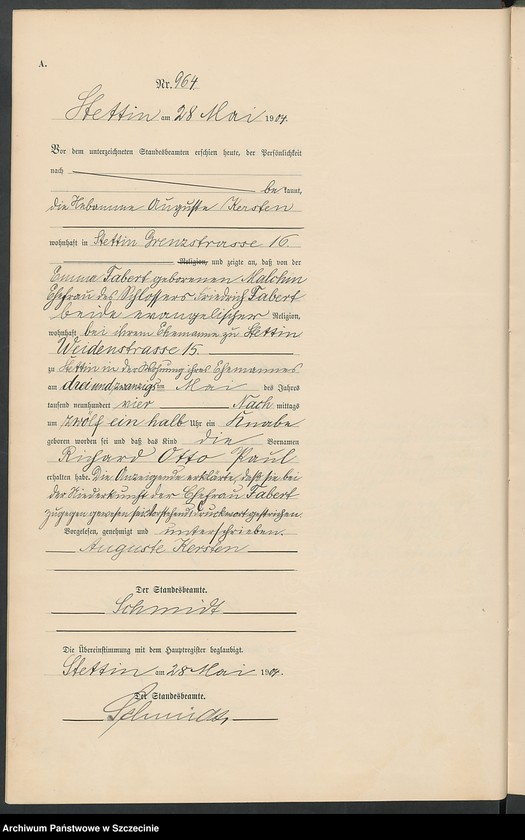 image.from.unit.number "Geburts-Register (Neben-Register) Band III"