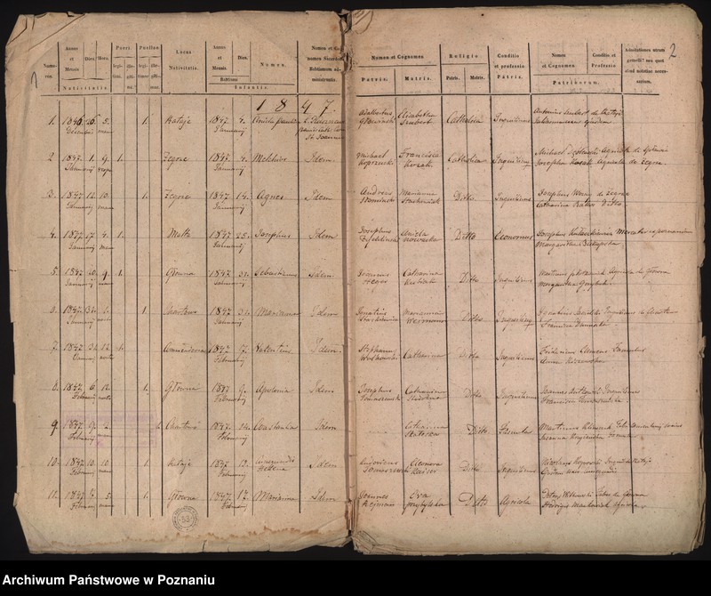 Obraz 3 z jednostki "Księga urodzeń, małżeństw i zgonów"