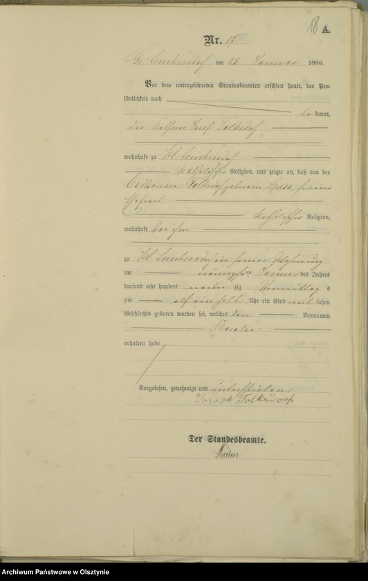 image.from.unit.number "Geburts-Haupt-Register Nr 1 - 127"