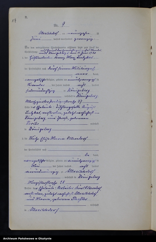 image.from.unit.number "Heiraths-Neben-Register Nr 1 - 29 [ Księga małżeństw - wtóropis ]"