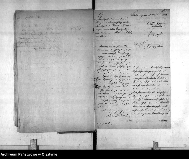 image.from.unit.number "Disziplinar-Untersuchung gegen den Registrator Bendrin [Wilhelm] zu Braunsberg"