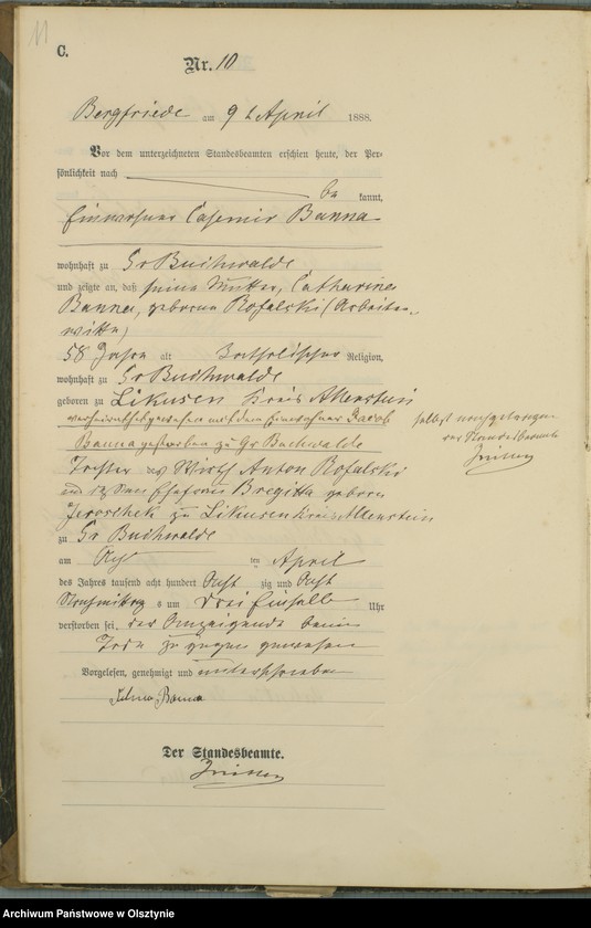 image.from.unit.number "Sterbe-Haupt-Register Nr 1 - 46"