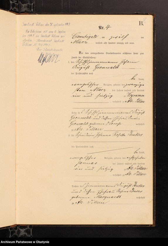 image.from.unit.number "Heiraths-Haupt-Register Nr 1 - 32"