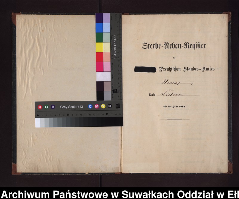 image.from.unit.number "Sterbe-Neben-Register des Preussischen Standes-Amtes Neuhoff Kreis Loetzen"