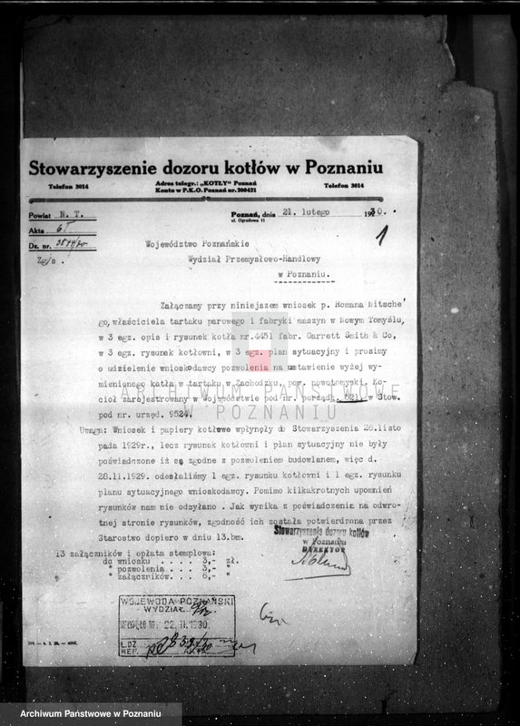 Obraz 5 z jednostki "Tartak R. Nitsche w Zachodzku, pow. nowotomyski nr woj. 521"