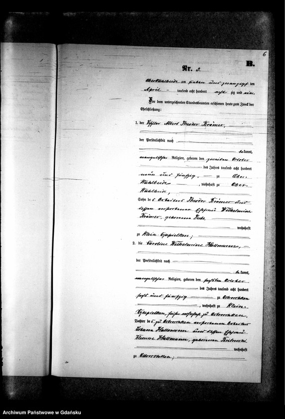 Obraz 11 z jednostki "Księga małżeństw"