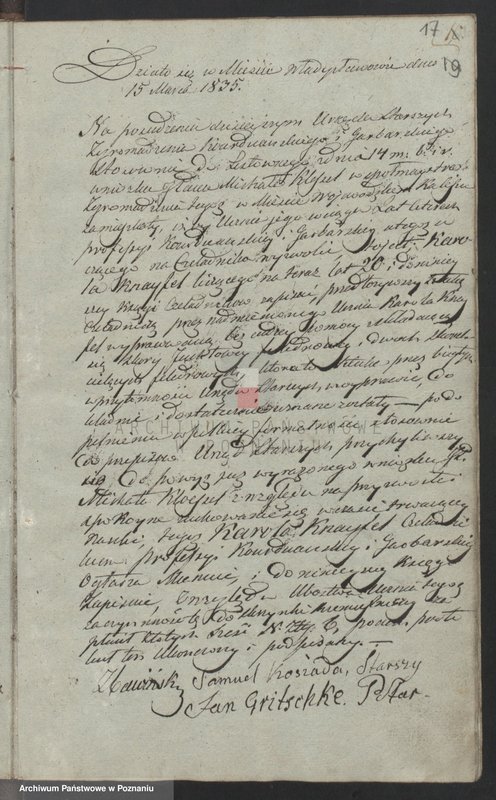 image.from.unit.number "Księga czeladników zgromadzenia kunstu korduainskiego i garbarskiego w mieście Władysławowie"