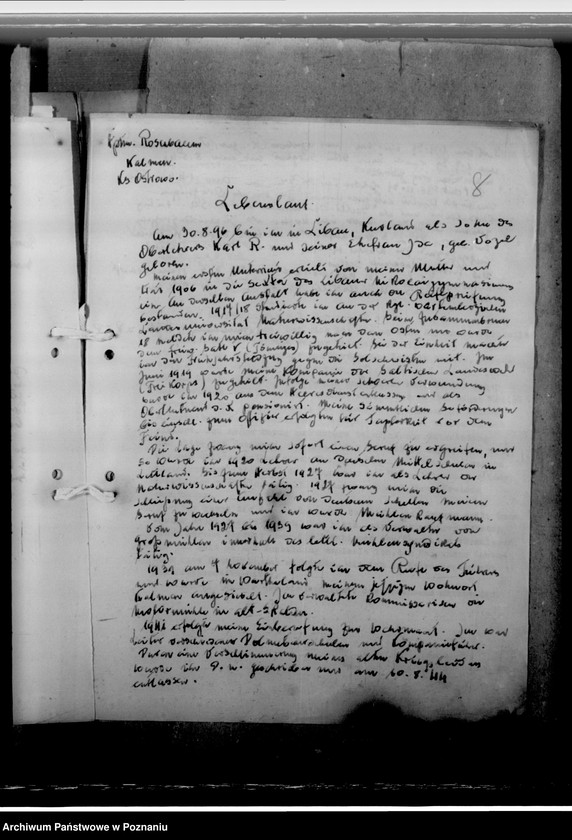 Obraz 12 z jednostki "Rosenbaum, Karl - komisarz obwodowy"