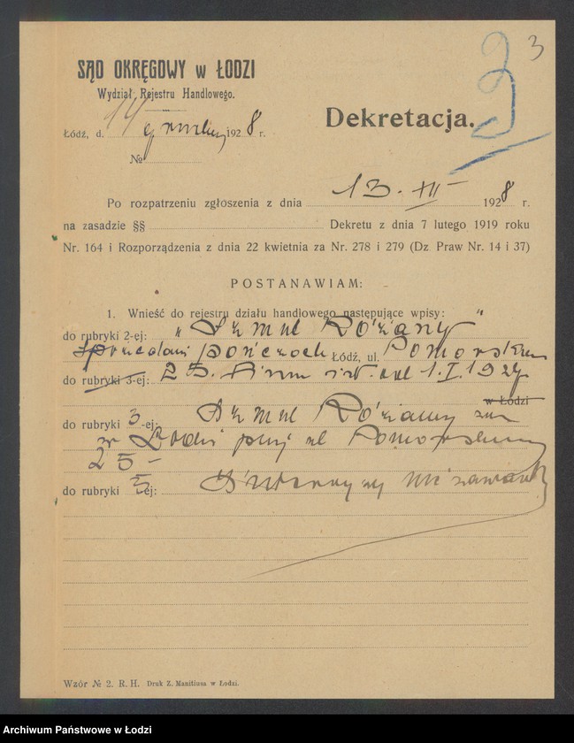 Obraz 5 z jednostki "Szmul Różany – sprzedaż pończoch"