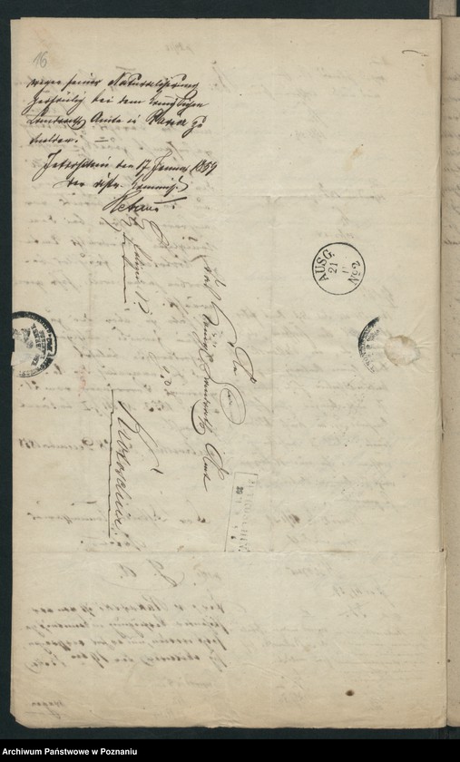 Obraz 20 z jednostki "A. betr. Nepomucen von Rakowski in Smolisz /auch Josef und Anton/"