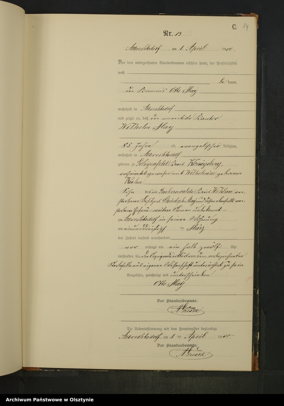 image.from.unit.number "Sterbe-Neben-Register Nr 1 - 29"
