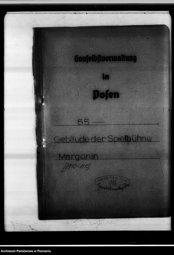 Obraz 4 z jednostki "Gebäude der Spielbühne Margonin."