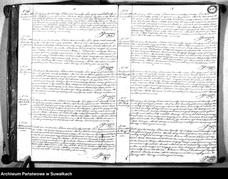 image.from.unit.number "Księga Duplikat Urodzonych, Zmarłych i Zaślubionych Parafii Liszkowskiej w Powiecie Seyneńskim Gubernii Augustowskiey Rok 1846"