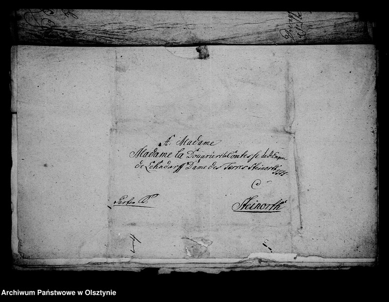 image.from.unit.number "Correspondence die Serwillensche Müle betr. /Surwile; kętrz./"