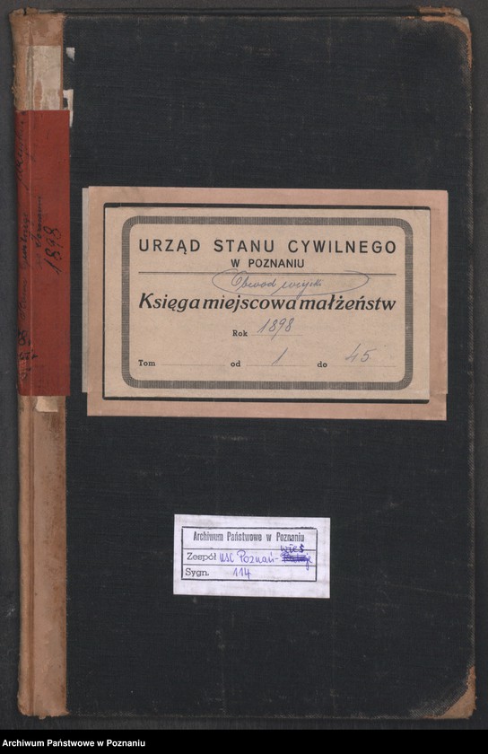 Obraz 2 z jednostki "Księga małżeństw"