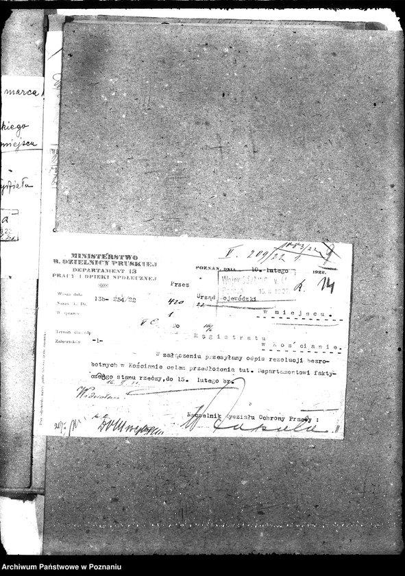 Obraz 18 z jednostki "Raporty w przedmiocie ruchów zarobkowych w przemyśle i handlu"