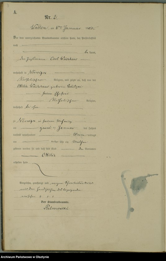 image.from.unit.number "Geburts-Haupt-Register Nr 1 - 74"