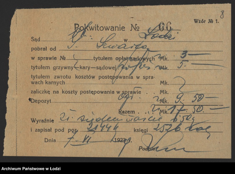 Obraz 10 z jednostki "Izrael Schwartz – fabrykacja sodowej wody – Zgierz"