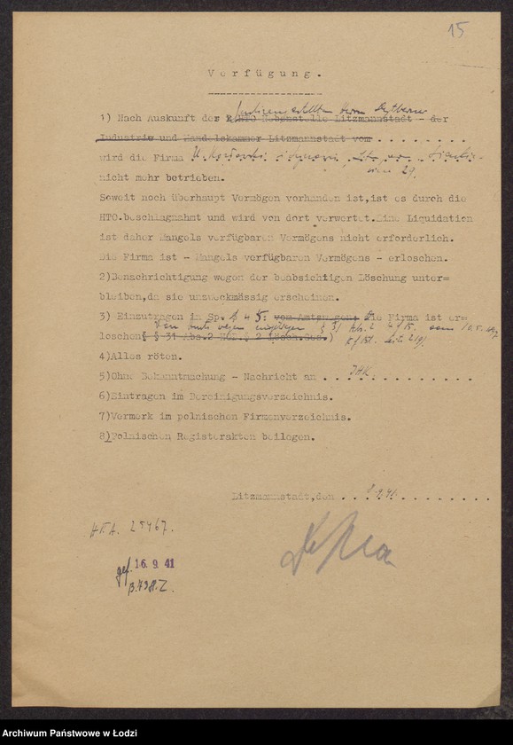 Obraz 17 z jednostki "Uszer Chemia Kozłowski, Fiszel Kozłowski, Mojsze Józef Kozłowski- sprzedaż szmat i odpadków"