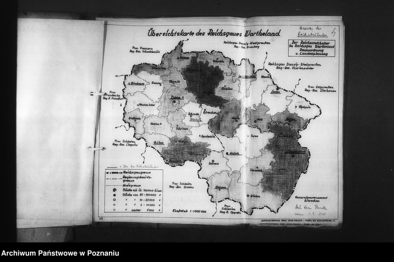 Obraz 8 z jednostki "Zuständigkeitsbereiche der Behörden im Reihsgau Wartheland"
